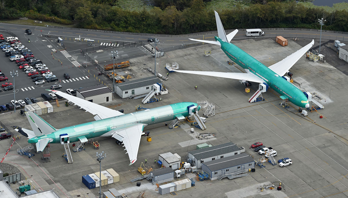 Boeing paraliza la actividad en sus fábricas de Seattle por dos semanas